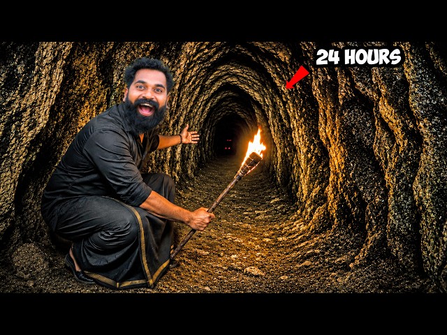 24 Hours Camping Inside a Cave | M4 Tech |