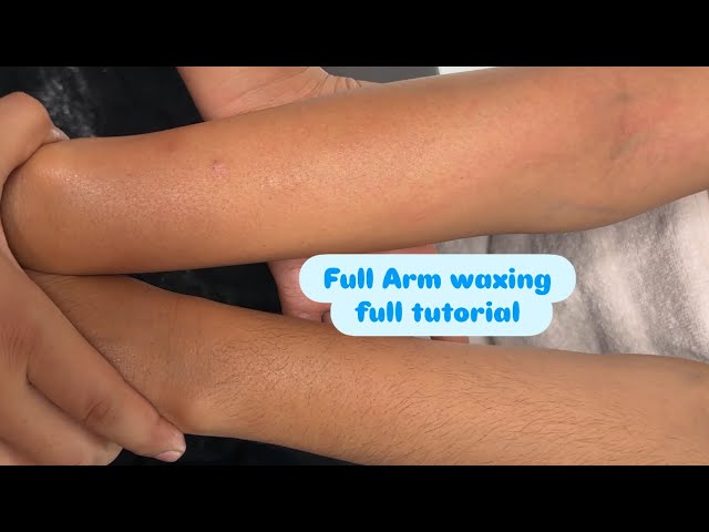 Step by Step Full Arms Waxing Tutorial //  How to Do Rica Chocolate arms Waxing for beginners
