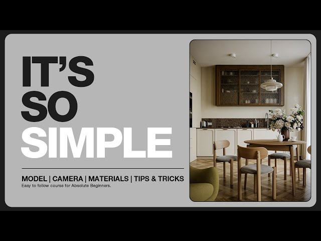 Autodesk 3dsmax + Chaos Corona tutorial for Absolute Beginners — From Zero to Hero