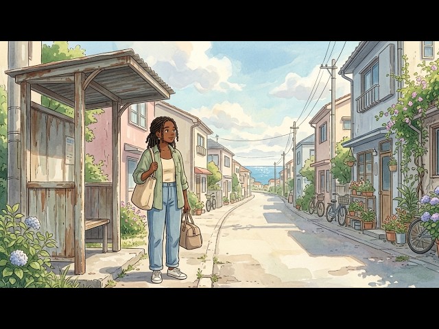 Spring break, But Somewhere Quiet | Slow Living | Black Girl Ghibli: Four Seasons of College Life 🌸