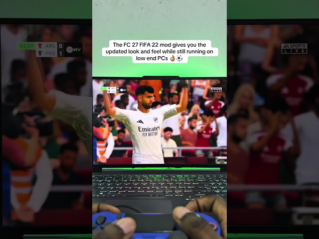 FC 27 (FIFA 22 mod) PC 🎮⚽️ #fc27 #fifa22 #gamefun #viral
