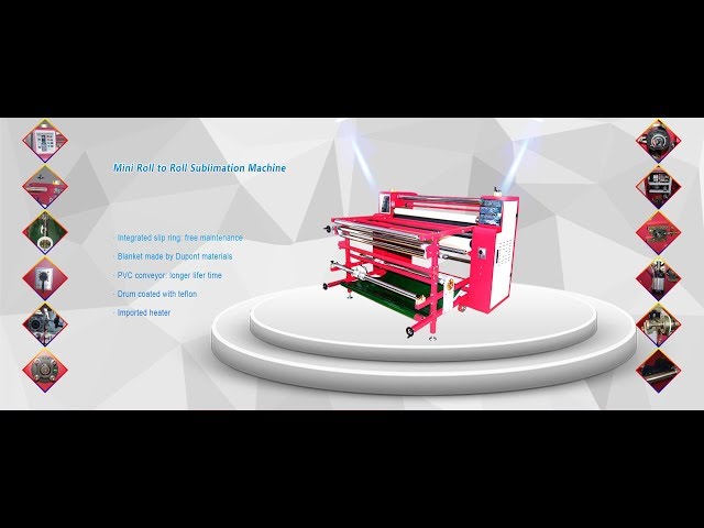 Roll to roll Fusing Machine ,Roll to Roll sublimation heat transfer machine