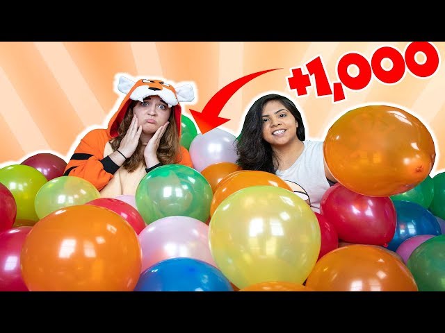 FILLING TINA’S ROOM WITH BALLOONS !? (Trolling) 🤣