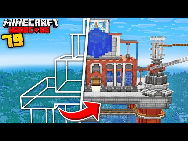 I Built an OCEAN FACTORY in Minecraft Hardcore