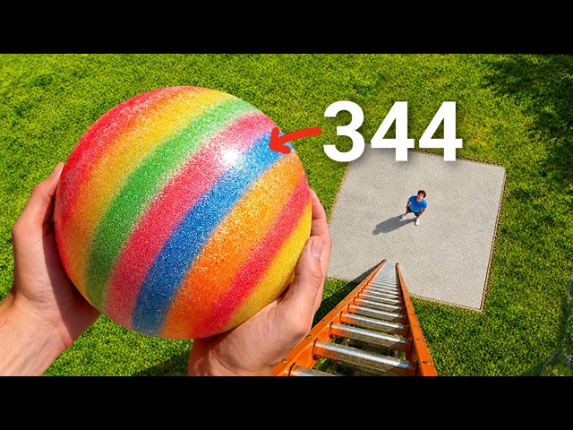 I Melted 344 Bouncy Balls Into a Giant One