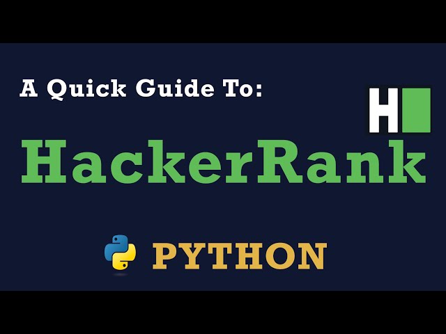 Hackerrank Challenges Made SUPER Easy - You Should Watch This!