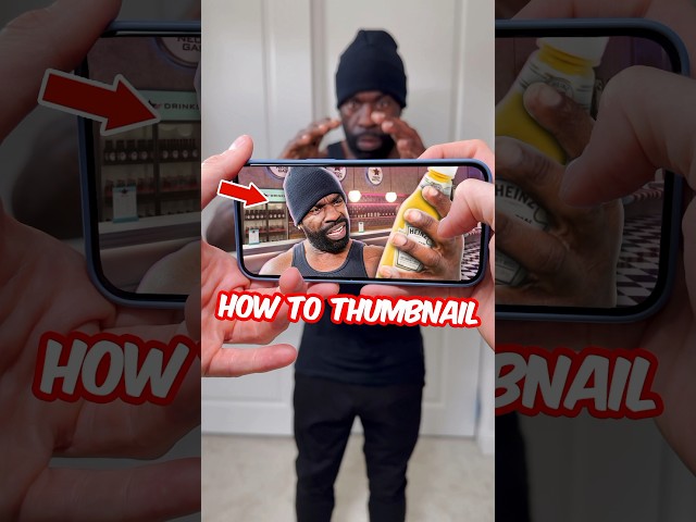 How to Create a Thumbnail w/iPhone #shorts