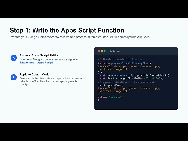 AppSheet OCR to Google Sheets: Automate Invoices and Inventory with Apps Script