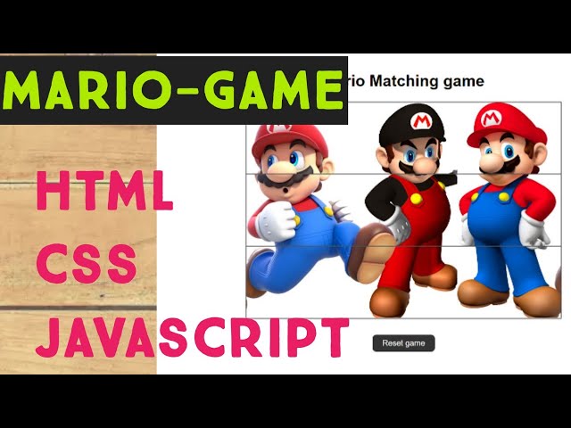 Mario Game With Html/Css/Javascript - Code Tutorials