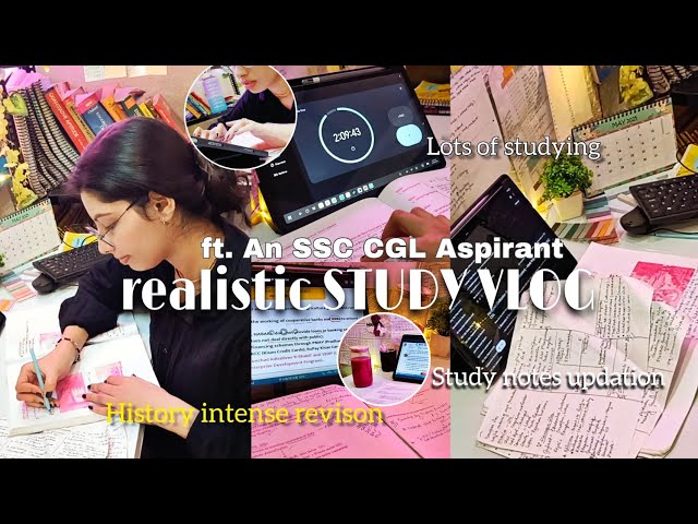Study Vlog: My 4 AM SSC CGL productive study routine | The most productive 10 hours| SSC CGL 2026