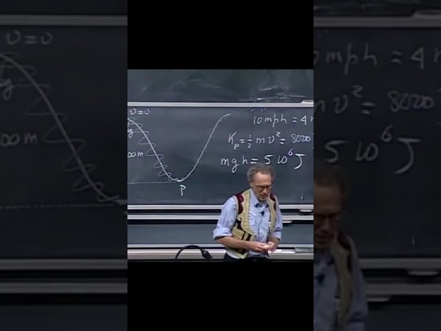 Walter Lewin describes how a flywheel works