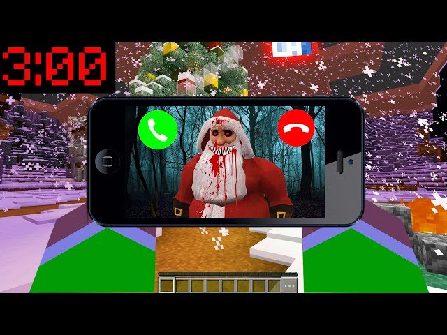 Minecraft PE : DO NOT CALL SANTA.EXE at 3:00AM