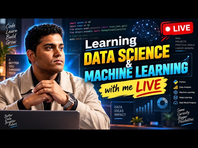 Training the Model | Data Science & Machine Learning | No Talk Stream