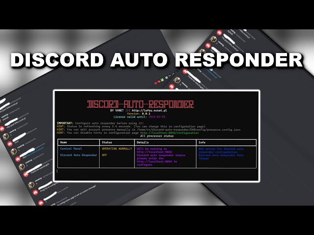 Discord Auto Responder Showcase | Auto respond to messages on discord