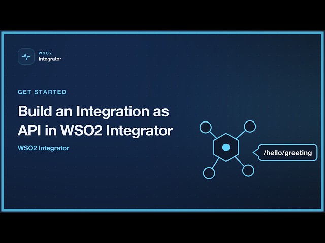 Build an Integration as API in WSO2 Integrator
