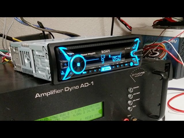Sony MEX-XB100BT Amplified Car Stereo Dyno Test | SMD D'Amore AD-1