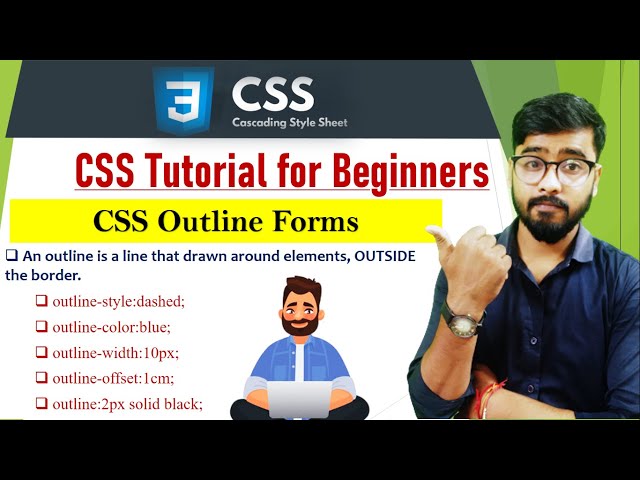 CSS Outline Property | CSS Tutorial for Beginners in [Hindi] | HTML & CSS