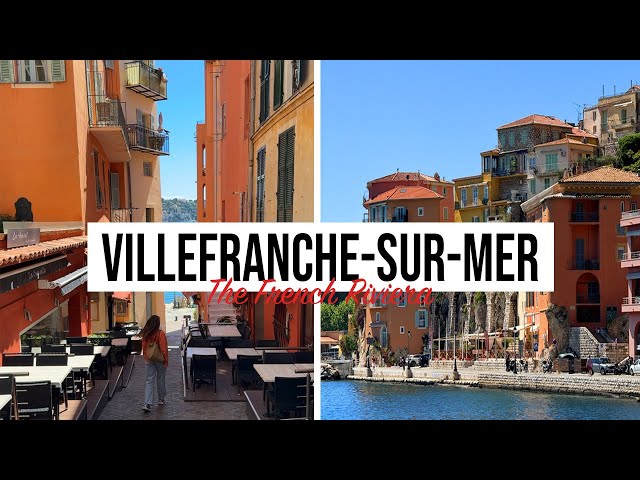 🧡 VILLEFRANCHE-SUR-MER 💛 The most colourful town on the French Riviera 🇫🇷