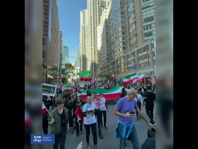 ICHR’s rally in Toronto 50K, This year we join 1000s worldwide to support Human Rights & Free Iran.