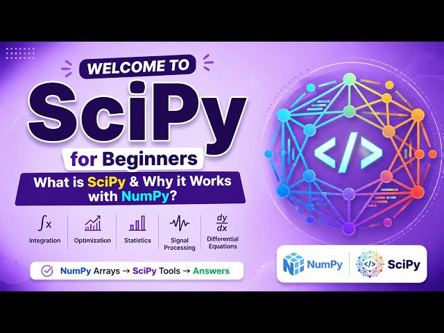 SciPy Tutorial for Beginners - What is SciPy- - SciPy vs NumPy