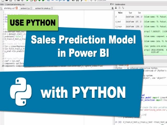 Sales Prediction Model with Python and Power BI