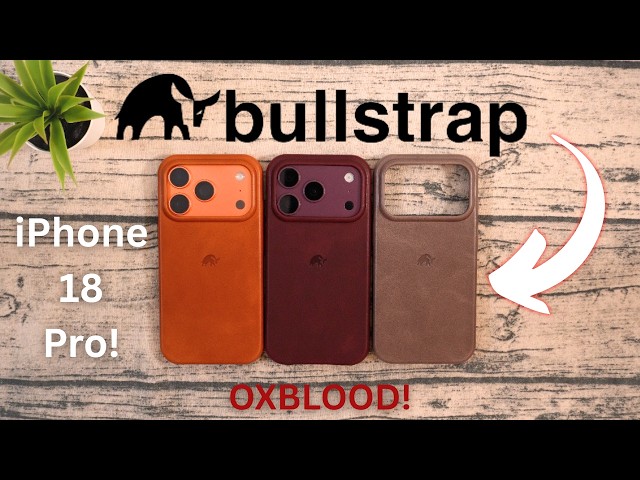 Bullstrap iPhone 18 Pro Leather Case Review! // OXBLOOD, Sienna, and Slate! BEST Leather iPhone Case