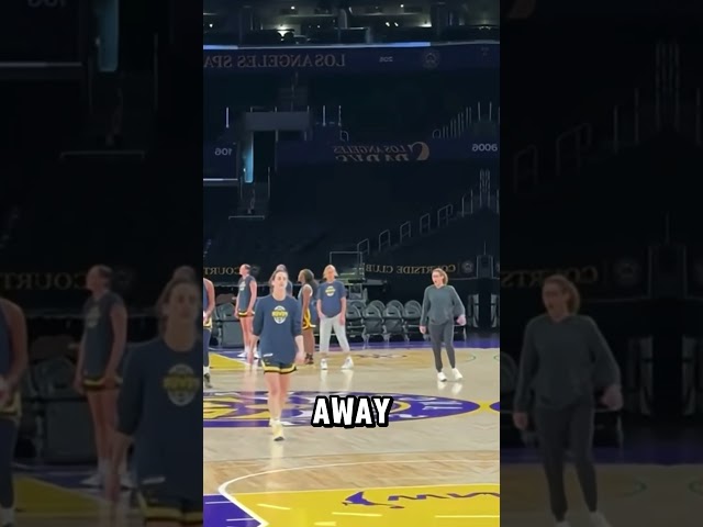 Cash 🤑 Caitlin Clark Wins Today's Halfcourt Shot Contest #caitlinclark #shorts