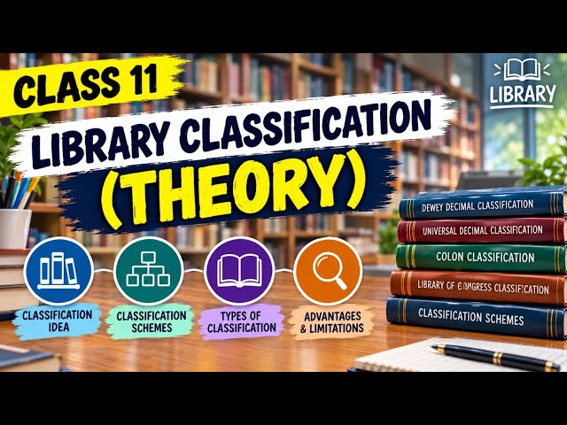 Library Classification (Theory) | Class 11 | CBSE 2027 | EduZenith