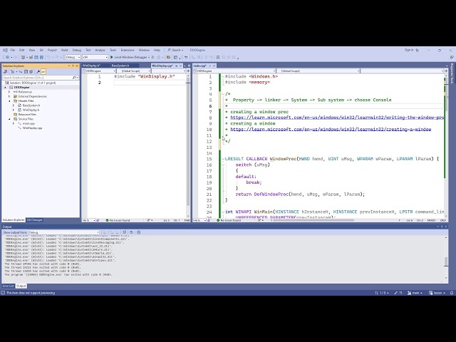 Game Engine in C++｜Create Window using WINAPI part1