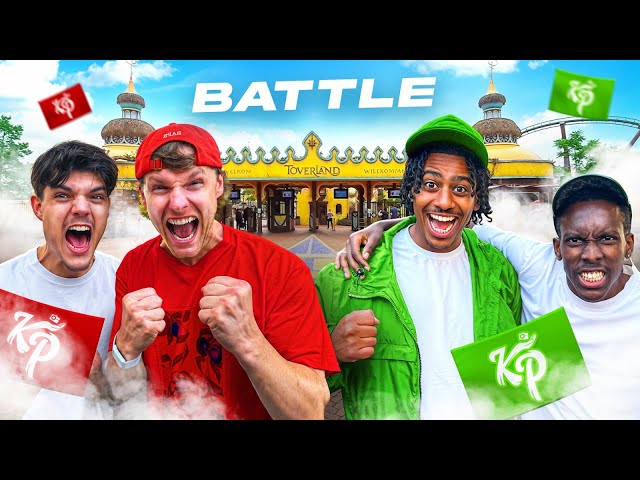 2 VS 2 BATTLE IN EEN ATTRACTIEPARK!