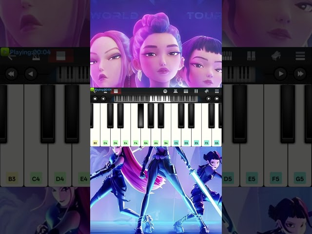 Takedown | KPop Demon Hunters | Easy Piano Tutorial