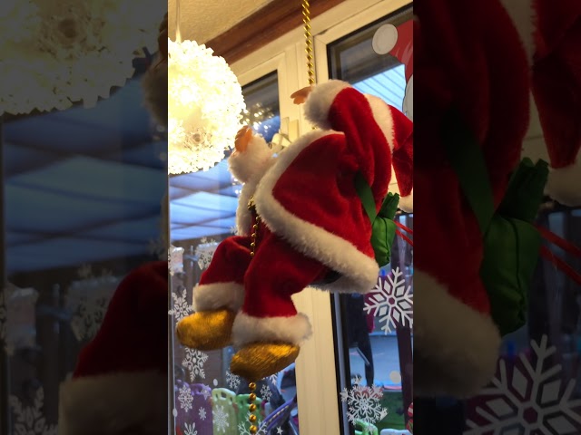 Santa Claus is Climbing in our house #shorts #youtubeshorts