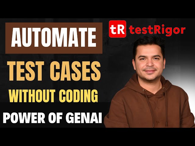 #1- Automate TestCases Without Code Using Generative AI-based Test Automation Tool | TestRigor