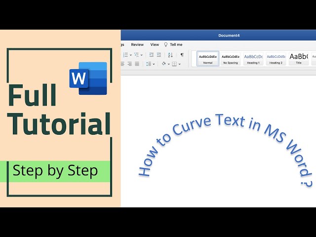 How to Curve Text in Word? - Bend Text to Make Curve in MS Word (Tutorial)