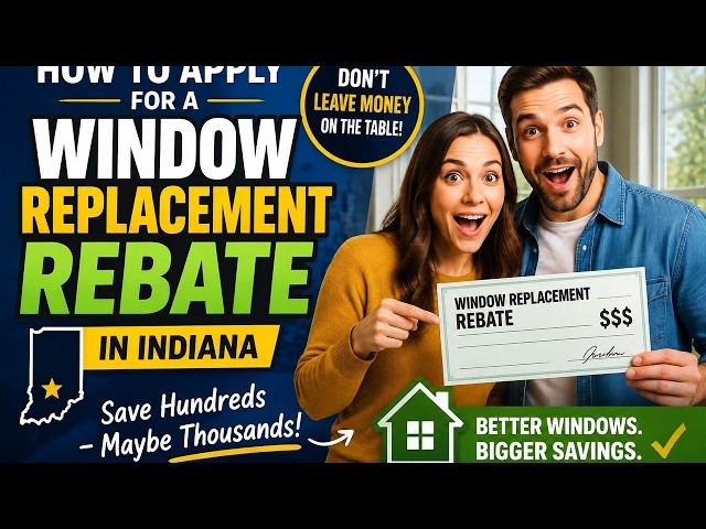 How to apply for a window replacement rebate in Indiana