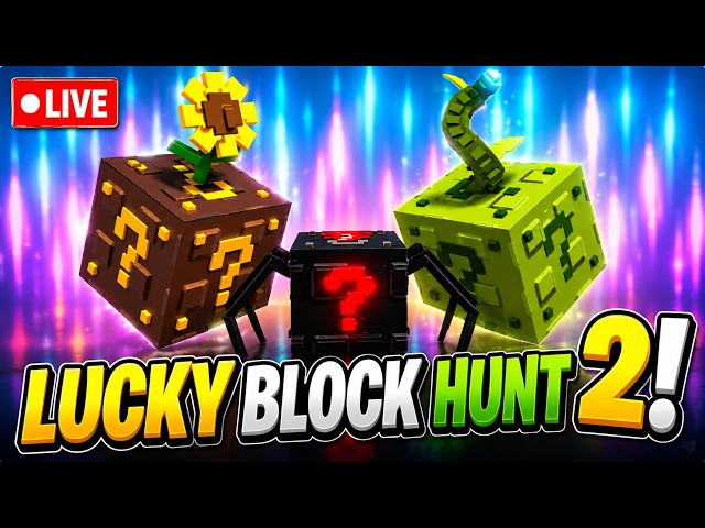 🔴 LIVE The Lucky Block Hunt Part 2 In Garden Tower Defense!