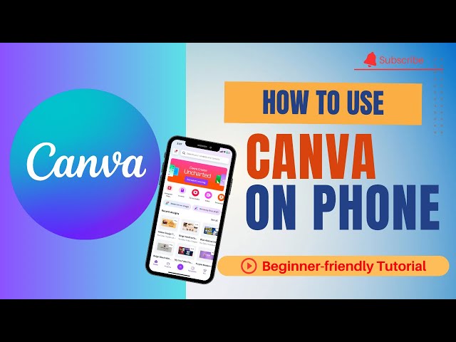 How to use Canva App on Phone (BEGINNER FRIENDLY TUTORIAL!) #canva #beginnerfriendly #canvatutorial