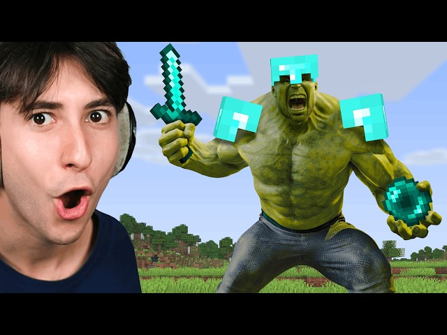 Superheroes Beating Minecraft