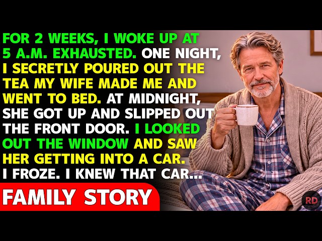 My Wife Didn't Know I Poured Out Her Tea—That Night, I Learned Why She Wanted Me Asleep