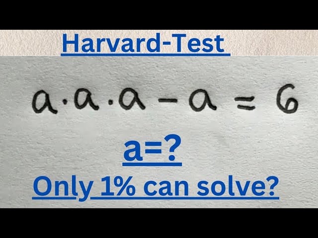 The German Olympiad Equation That Confuses 99% of Math Students 