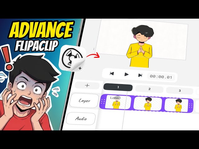 ADVANCE FLIPACLIP Animation Tutorial For Beginners.. New Features Unlocked !!