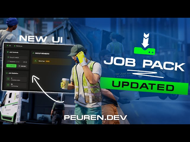 PeuRen Development - JOB PACK | UPDATE | FIVEM