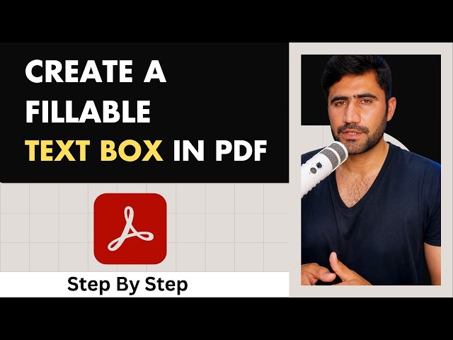 Create a Fillable Text Box in PDF Using Adobe Acrobat Pro DC in 2026