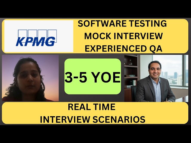 Software Testing Interview Questions and Answers| Manual Testing Mock Interview for Experienced