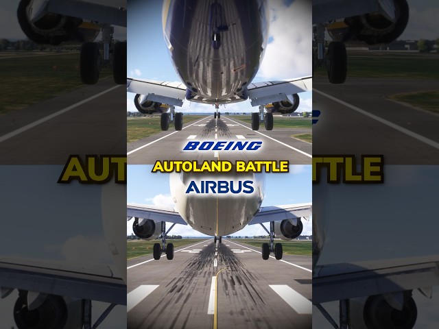 Boeing VS Airbus Autoland