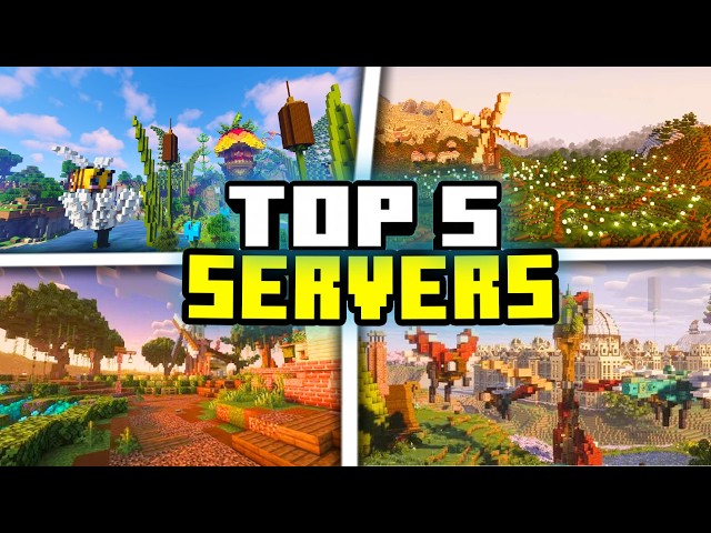 Top 5 Minecraft Servers to Play With Friends