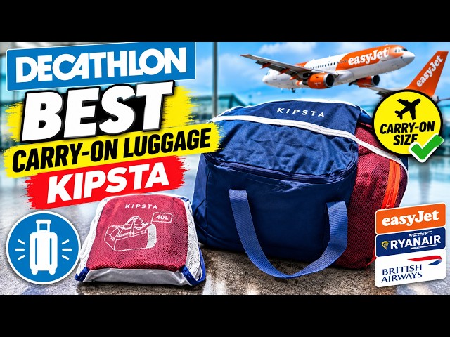 BEST Carry-On Luggage Decathlon KIPSTA £5.99 FOR MAJOR AIRLINES EASYJET ,