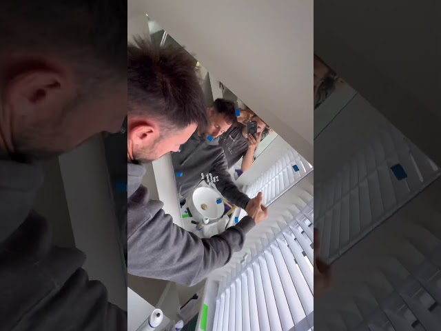 Creating an infinity ￼mirror into a loft conversion #howto #diy #mirror #shorts #construction