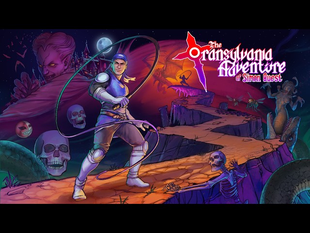 The Transylvania Adventure of Simon Quest—Demo Playthrough | An 8-Bit Parody/Homage Platformer