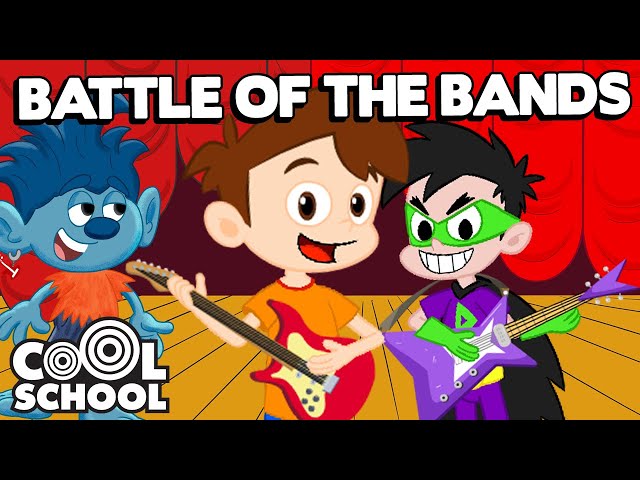 Battle of the Bands 🎺  Cool School vs. Cruel School | Cartoons for Kids